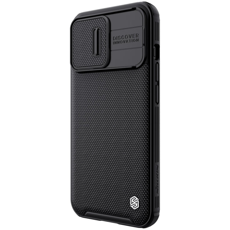 For iPhone 13 Pro NILLKIN Texture Pro PC + TPU Camshield Phone Protective Case (Black) - Apple Accessories by NILLKIN | Online Shopping UK | buy2fix