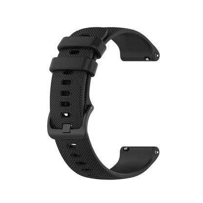 For Garmin Silicone Smart Watch Watch Band, Size:22mm Universal(Black) - Watch Bands by buy2fix | Online Shopping UK | buy2fix