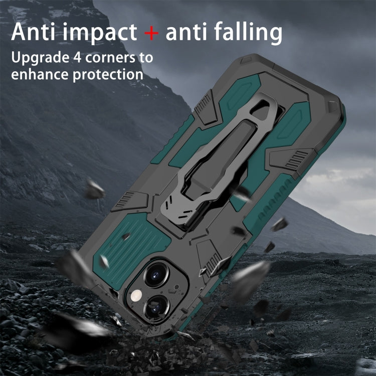 For iPhone 13 Pro Max Machine Armor Warrior PC + TPU Phone Case (Green) - iPhone 13 Pro Max Cases by buy2fix | Online Shopping UK | buy2fix