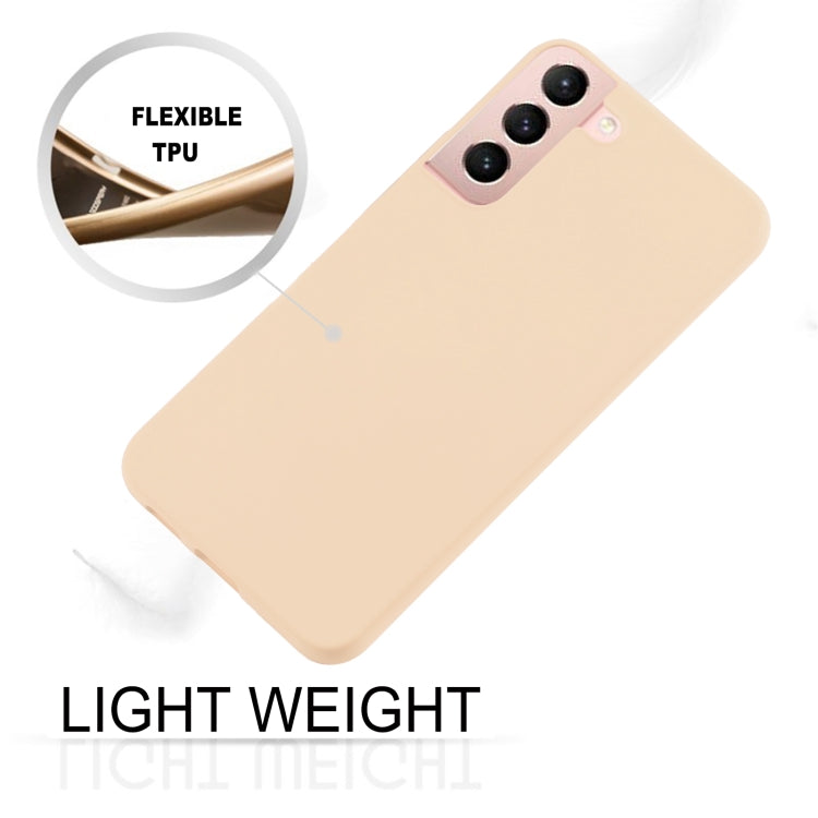 For Samsung Galaxy S22+ 5G GOOSPERY SOFT FEELING Liquid TPU Soft Case(Apricot) - Samsung Accessories by GOOSPERY | Online Shopping UK | buy2fix