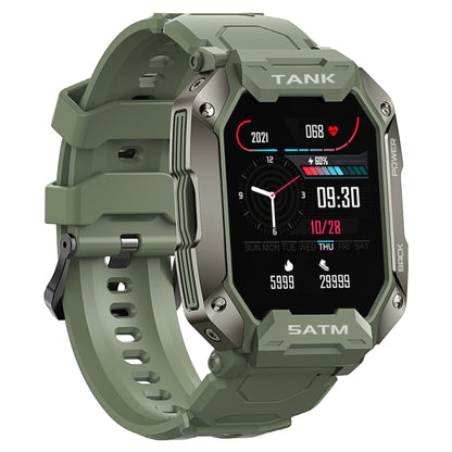 TANK M1 1.72 TFT Screen Smart Watch, Support Sleep Monitoring / Heart Rate Monitoring(Army Green) - Smart Wear by buy2fix | Online Shopping UK | buy2fix