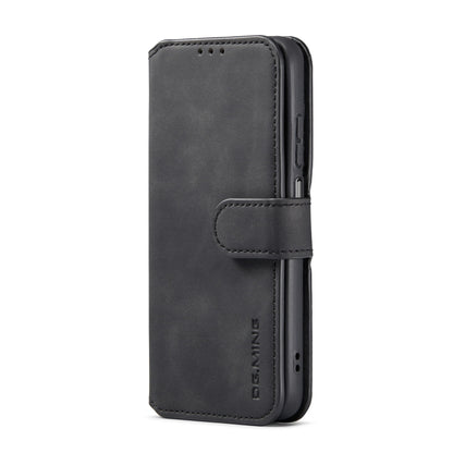 For Samsung Galaxy A13 5G DG.MING Retro Oil Edge Flip Leather Phone Case(Black) - Galaxy Phone Cases by DG.MING | Online Shopping UK | buy2fix