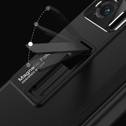 For Honor Magic V 5G GKK Magnetic Hinge Full Coverage Phone Case(Orange) - Honor Cases by GKK | Online Shopping UK | buy2fix