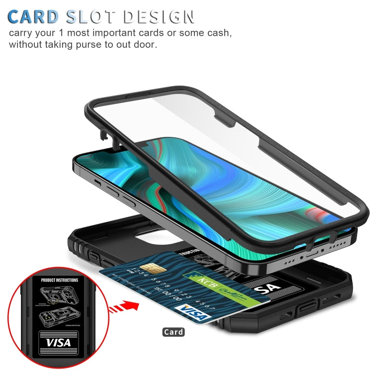 For iPhone 14 Pro Max Sliding Camera Cover Design TPU + PC Protective Phone Case (Black+Black) - Apple Accessories by buy2fix | Online Shopping UK | buy2fix