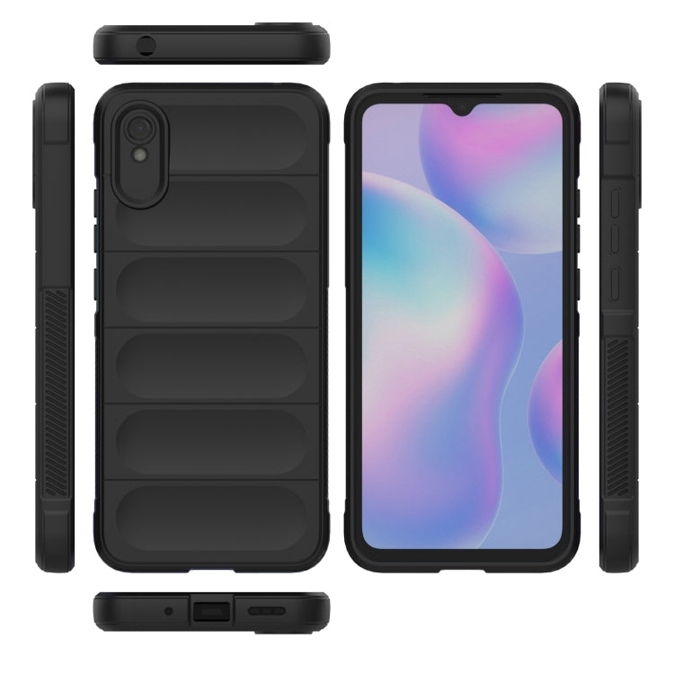 For Xiaomi Redmi 9A Magic Shield TPU + Flannel Phone Case(White) - Xiaomi Cases by buy2fix | Online Shopping UK | buy2fix