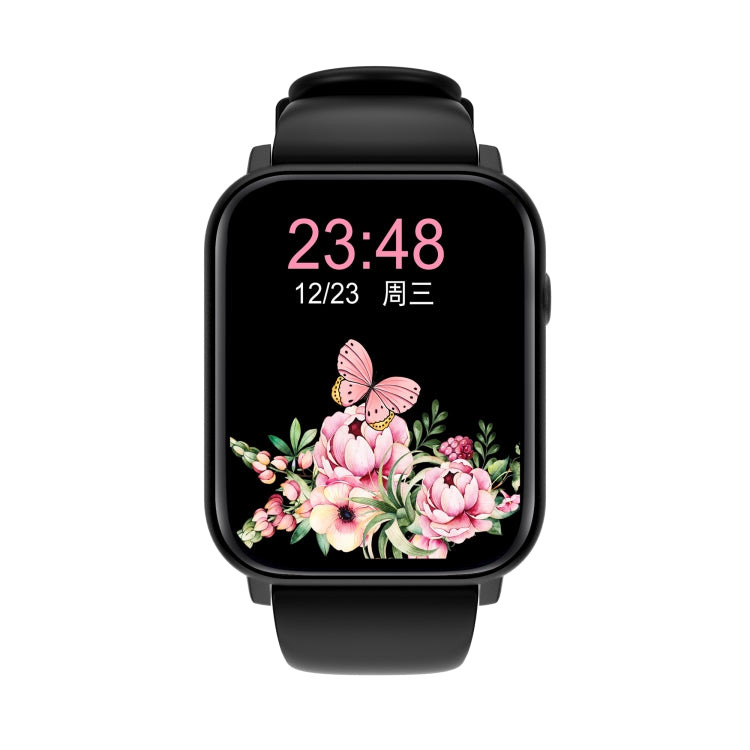 Q28 Pro 1.8 inch Screen Smart Watch, 64Mb+128Mb, Support Heart Rate Monitoring / Bluetooth Calling / Blood Oxygen Monitoring(Black) - Smart Wear by buy2fix | Online Shopping UK | buy2fix