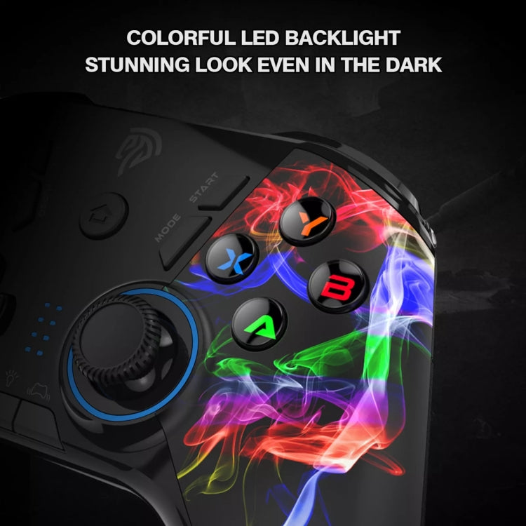 EasySMX ESM-9110 Wireless Joystick Game Controller for Nintendo Switch / PC / PS3 / Android(Colorful Light) - Gamepads by buy2fix | Online Shopping UK | buy2fix