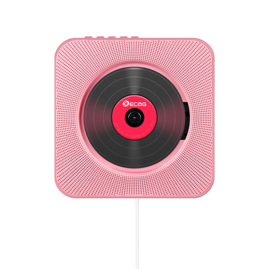 Kecag KC-808 6W Wall Mounted Bluetooth CD Player(Pink) - Consumer Electronics by Kecag | Online Shopping UK | buy2fix