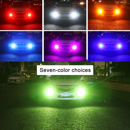1 Pair 7440 12V 7W Strobe Car LED Fog Light(Ice Blue Light) - In Car by buy2fix | Online Shopping UK | buy2fix