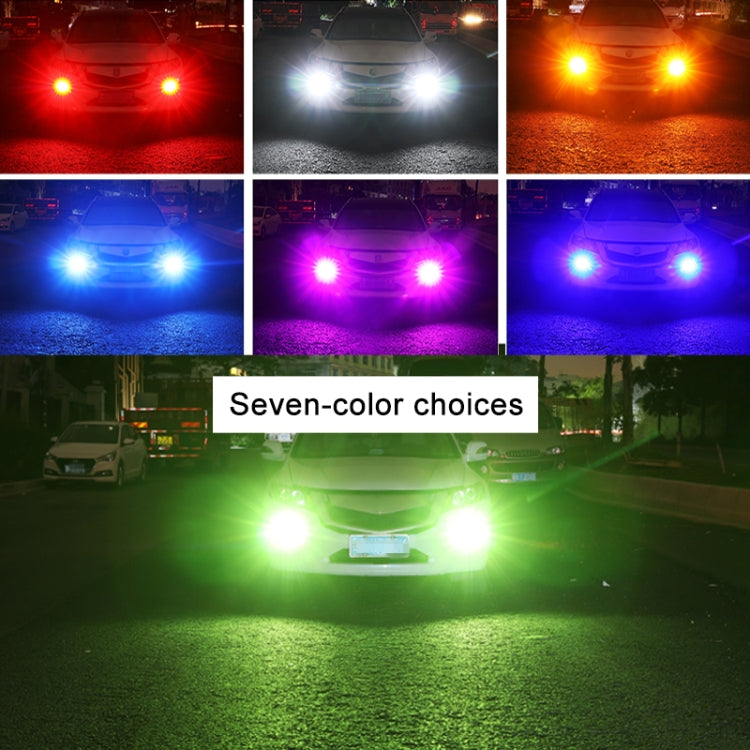 1 Pair 7443 12V 7W Strobe Car LED Fog Light(Blue Light) - In Car by buy2fix | Online Shopping UK | buy2fix