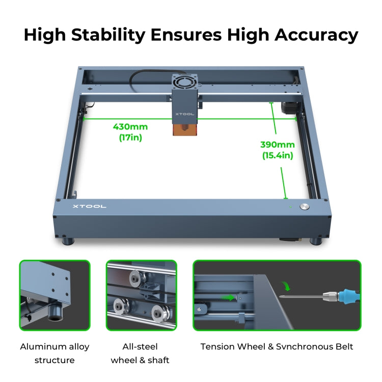 XTOOL D1 Pro-20W High Accuracy DIY Laser Engraving & Cutting Machine, Plug Type:AU Plug(Golden Red) - DIY Engraving Machines by XTOOL | Online Shopping UK | buy2fix