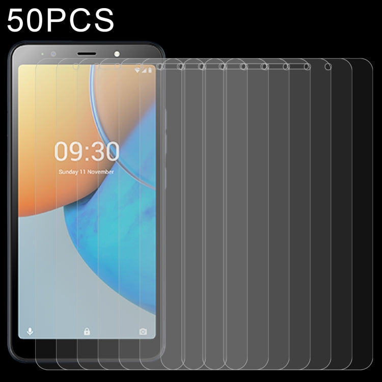 50 PCS 0.26mm 9H 2.5D Tempered Glass Film For Tecno Pop 6 Go - Tecno Tempered Glass by buy2fix | Online Shopping UK | buy2fix