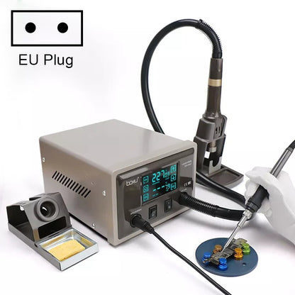 BAKU BA-9852 Digital ESD Hot Air Gun Soldering Station Welding Solder Iron(EU Plug) - Electric Soldering Iron by BAKU | Online Shopping UK | buy2fix