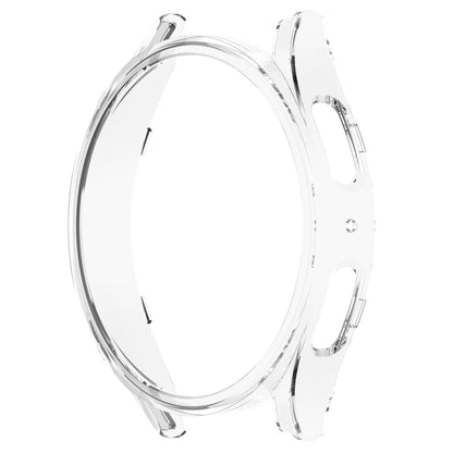 For Samsung Galaxy Watch5 Pro 45mm Half Coverage Hollowed PC Protective Case(Transparent White) - Smart Wear by buy2fix | Online Shopping UK | buy2fix