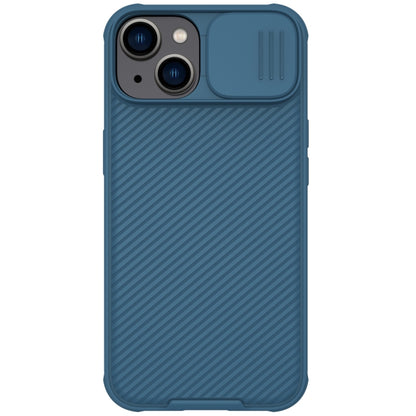 For iPhone 14 Plus  NILLKIN CamShield Pro Protective Phone Case(Blue) - iPhone 14 Plus Cases by NILLKIN | Online Shopping UK | buy2fix