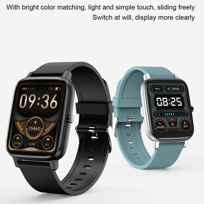 Ochstin 5H80 1.69 inch Square Screen Silicone Strap Heart Rate Blood Oxygen Monitoring Bluetooth Smart Watch(Grey) - Smart Wear by OCHSTIN | Online Shopping UK | buy2fix