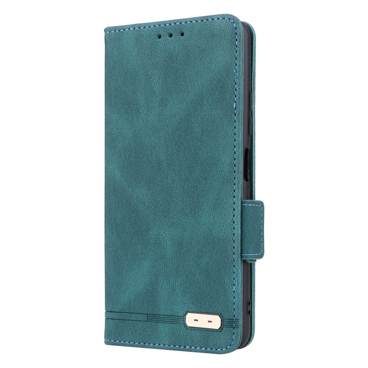 For Xiaomi Redmi Note 12 China Magnetic Clasp Flip Leather Phone Case(Green) - Note 12 Cases by buy2fix | Online Shopping UK | buy2fix