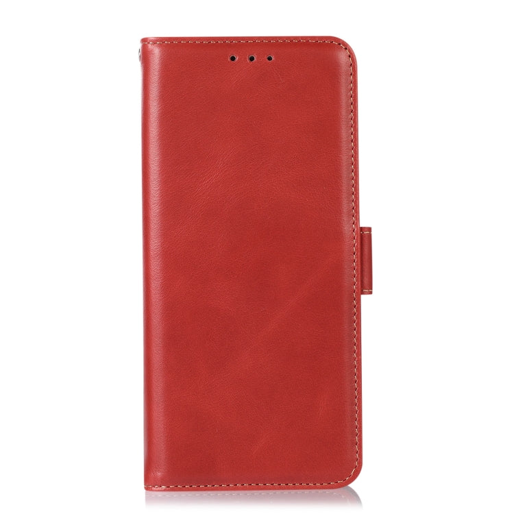 For Motorola Moto G72 Magnetic Crazy Horse Texture Genuine Leather RFID Phone Case(Red) - Motorola Cases by buy2fix | Online Shopping UK | buy2fix