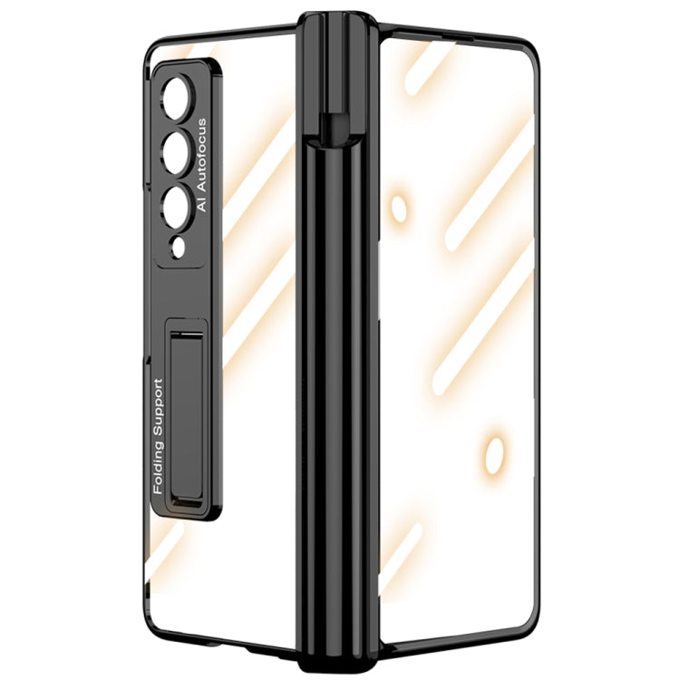 For Samsung Galaxy Z Fold4 GKK Magnetic Fold Hinge Shockproof Phone Case with Pen Slots(Black) - Galaxy Z Fold4 5G Cases by GKK | Online Shopping UK | buy2fix
