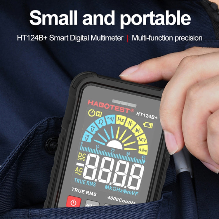 HABOTEST HT124A Mini Digital Display High-precision Multimeter - Consumer Electronics by buy2fix | Online Shopping UK | buy2fix
