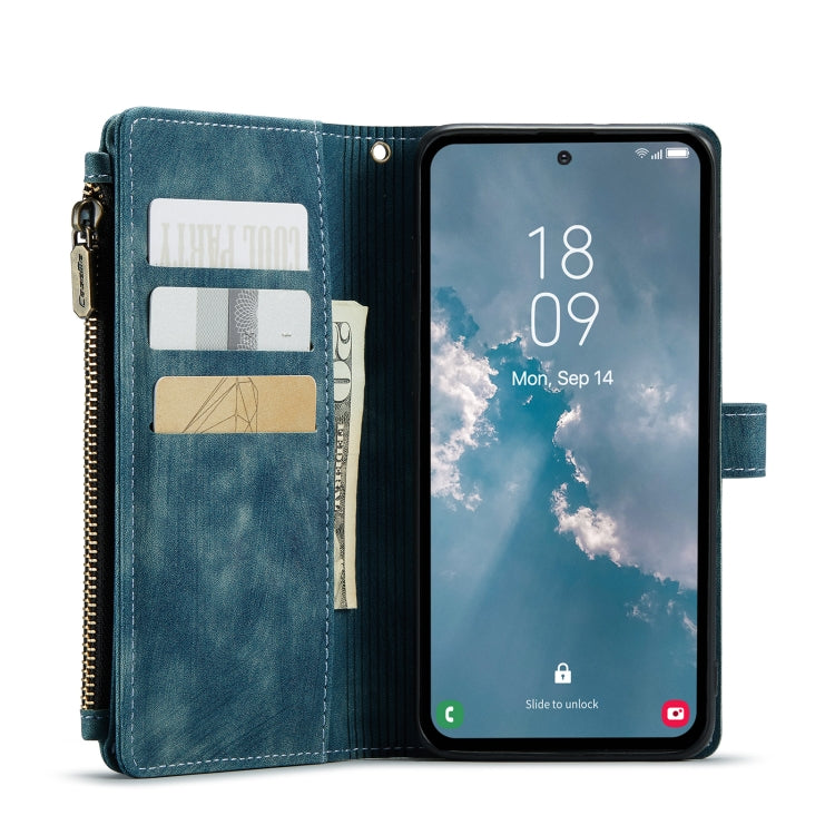 For Samsung Galaxy A54 CaseMe C30 Multifunctional Phone Leather Phone Case(Blue) - Galaxy Phone Cases by CaseMe | Online Shopping UK | buy2fix