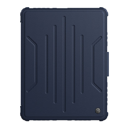 For iPad Pro 12.9 2022 NILLKIN Bumper Snapsafe Multifunctional Leather Tablet Case with Pen Slot(Blue) - iPad Pro 12.9 (2022/2021) Cases by NILLKIN | Online Shopping UK | buy2fix