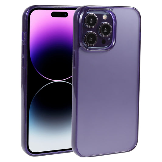 For iPhone 14 Pro Max GEBEI Acrylic Phone Case (Purple) - iPhone 14 Pro Max Cases by GEBEI | Online Shopping UK | buy2fix