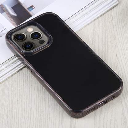 For iPhone 12 Pro GEBEI Acrylic Phone Case(Transparent Black) - iPhone 12 / 12 Pro Cases by GEBEI | Online Shopping UK | buy2fix