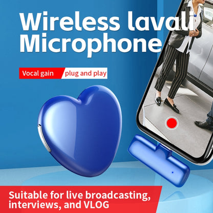 JNN A6 USB-C/Type-C Interface Wireless Lavalier Microphone, Specification:2 Mic(Blue) - Consumer Electronics by buy2fix | Online Shopping UK | buy2fix