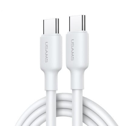 USAMS US-SJ614 U84 PD100W USB-C / Type-C to USB-C / Type-C Charging Data Cable, Cable Length:2m(White) -  by USAMS | Online Shopping UK | buy2fix