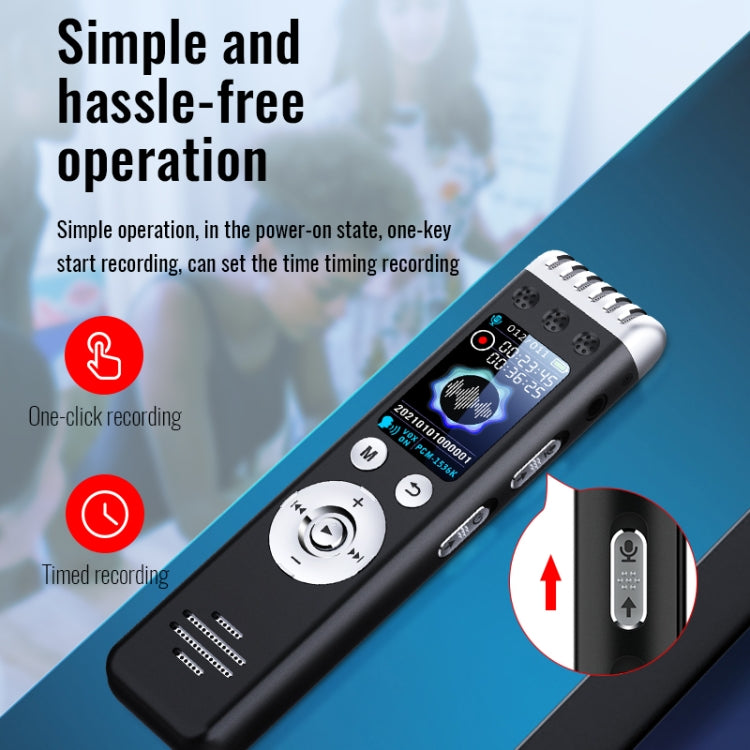 JNN Q88 Multifunctional HD Noise Reduction Mini MP3 Recorder, Capacity:64GB - Security by JNN | Online Shopping UK | buy2fix