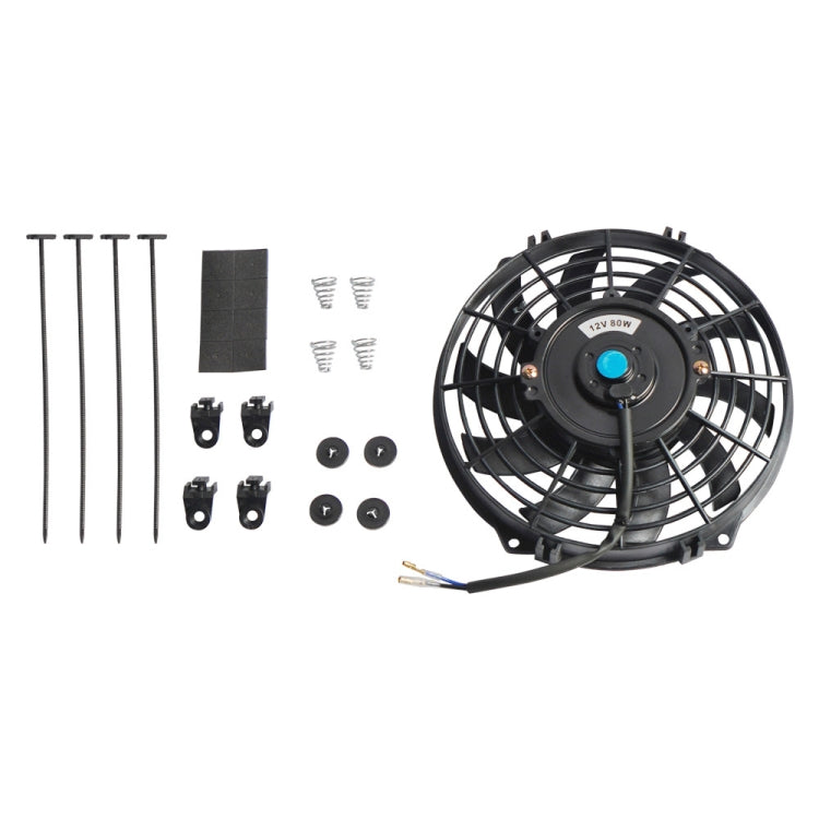 9 inch 12V 80W Car Powerful Transmission Oil Cooling Fan with Mounting Accessorie - In Car by buy2fix | Online Shopping UK | buy2fix