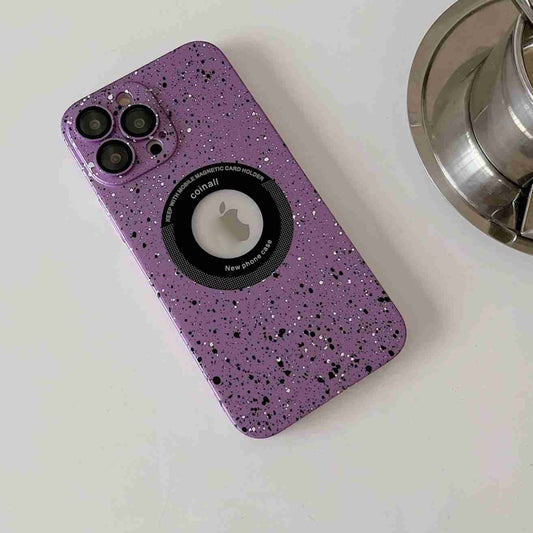For iPhone 11 Splash Ink MagSafe Magnetic Phone Case(Purple) - iPhone 11 Cases by buy2fix | Online Shopping UK | buy2fix