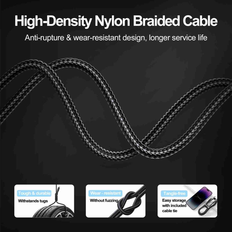 JOYROOM S-CC100A10 Extraordinary Series 100W USB-C / Type-C to USB-C / Type-C Fast Charging Data Cable, Cable Length:1.2m(Black) -  by JOYROOM | Online Shopping UK | buy2fix