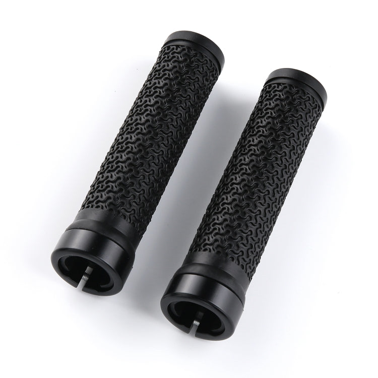 AG13 1 Pair 22mm Caliber Bicycle Grips(Black) -  by buy2fix | Online Shopping UK | buy2fix