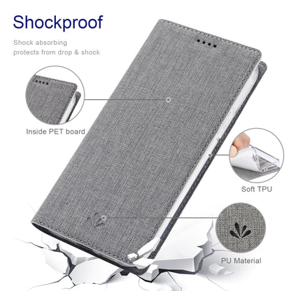 For One Plus 11 ViLi DMX Series Shockproof Magnetic Flip Leather Phone Case(Grey) - OnePlus Cases by ViLi | Online Shopping UK | buy2fix