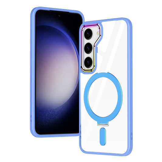 For Samsung Galaxy S23 5G MagSafe Magnetic Invisible Holder Phone Case(Sierra Blue) - Galaxy S23 5G Cases by buy2fix | Online Shopping UK | buy2fix
