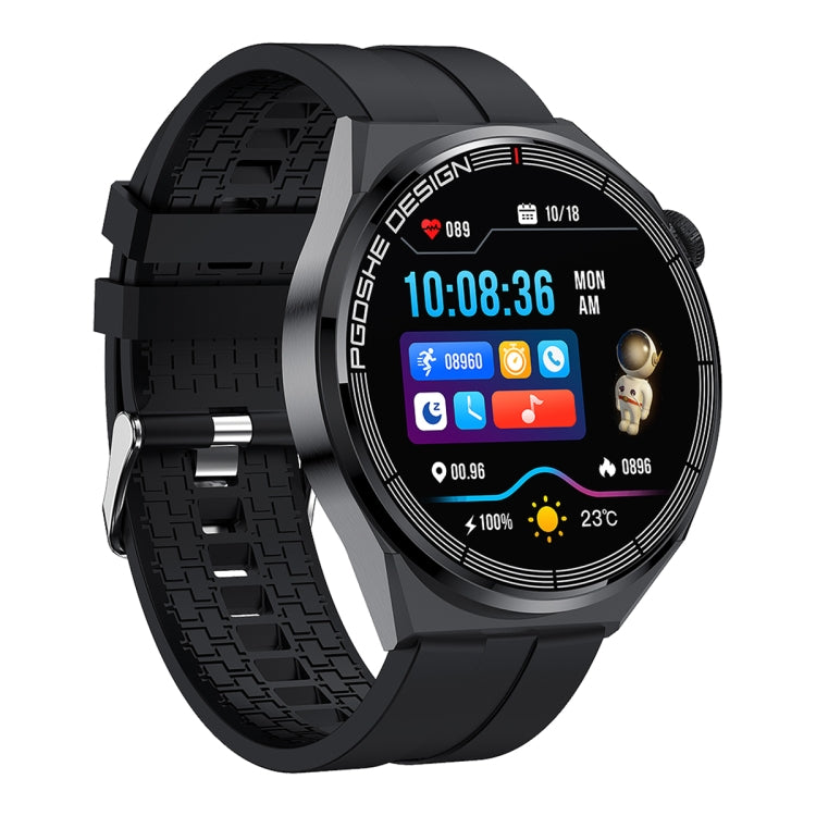 PG3 Pro 1.41 inch TFT Screen Smart Watch, Support Heart Rate / Blood Pressure Monitoring(Black) - Smart Wear by buy2fix | Online Shopping UK | buy2fix
