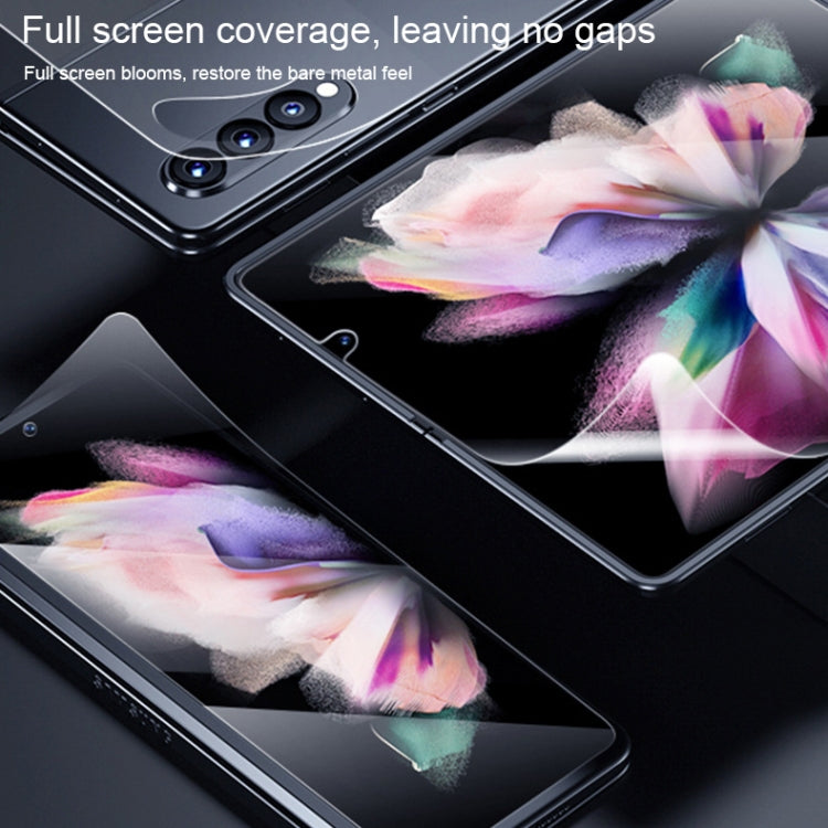 For Tecno Phantom V Fold Full Screen Protector Explosion-proof Big + Front + Back Screen Hydrogel Film - Tecno Tempered Glass by buy2fix | Online Shopping UK | buy2fix