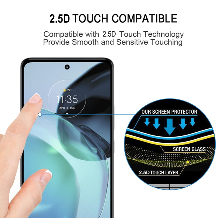 For Motorola Moto G72 25pcs Full Glue Full Cover Screen Protector Tempered Glass Film - Motorola Tempered Glass by buy2fix | Online Shopping UK | buy2fix