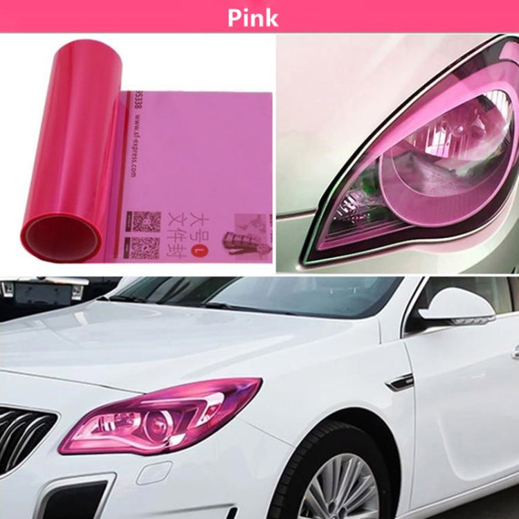 2pcs Car Headlight Protective Film Tail Light Film Motorcycle Fog Light Film, Size:30 x 100cm(Transparent) - In Car by buy2fix | Online Shopping UK | buy2fix