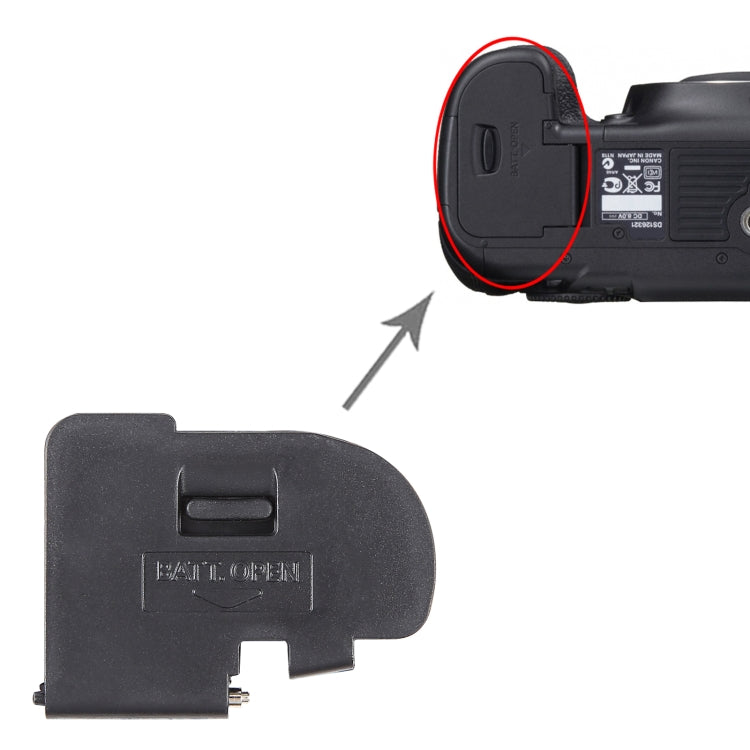 For Canon EOS 5D Mark II OEM Battery Compartment Cover - Repair & Spare Parts by buy2fix | Online Shopping UK | buy2fix