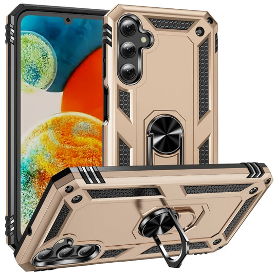 For Samsung Galaxy A24 4G Shockproof TPU + PC Phone Case(Gold) - Galaxy Phone Cases by buy2fix | Online Shopping UK | buy2fix