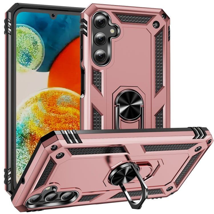 For Samsung Galaxy A24 4G Shockproof TPU + PC Phone Case(Rose Gold) - Galaxy Phone Cases by buy2fix | Online Shopping UK | buy2fix