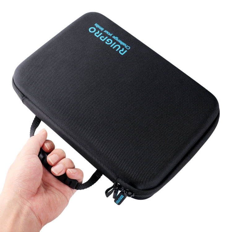 For GoPro HERO8 / 7 / 6 RUIGPRO Shockproof Waterproof Portable Case Box Size : 33.5cm x 24.7cm x 6.3cm(Black) - Carry Cases by RUIGPRO | Online Shopping UK | buy2fix