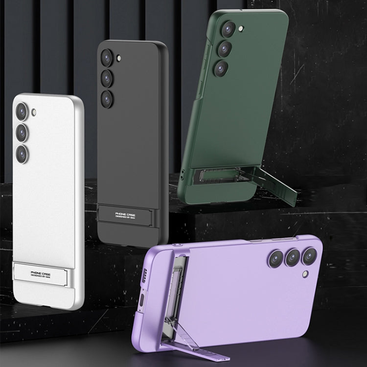 For Samsung Galaxy S23+ 5G GKK Triumph Ultra Thin Full Coverage Phone Case with Stand(Purple) - Galaxy S23+ 5G Cases by GKK | Online Shopping UK | buy2fix