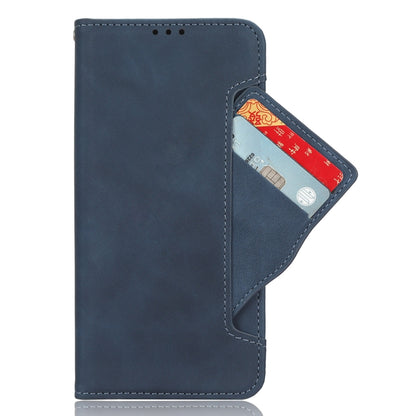 For OnePlus Nord CE 3 Lite Skin Feel Calf Texture Card Slots Leather Phone Case(Blue) - OnePlus Cases by buy2fix | Online Shopping UK | buy2fix