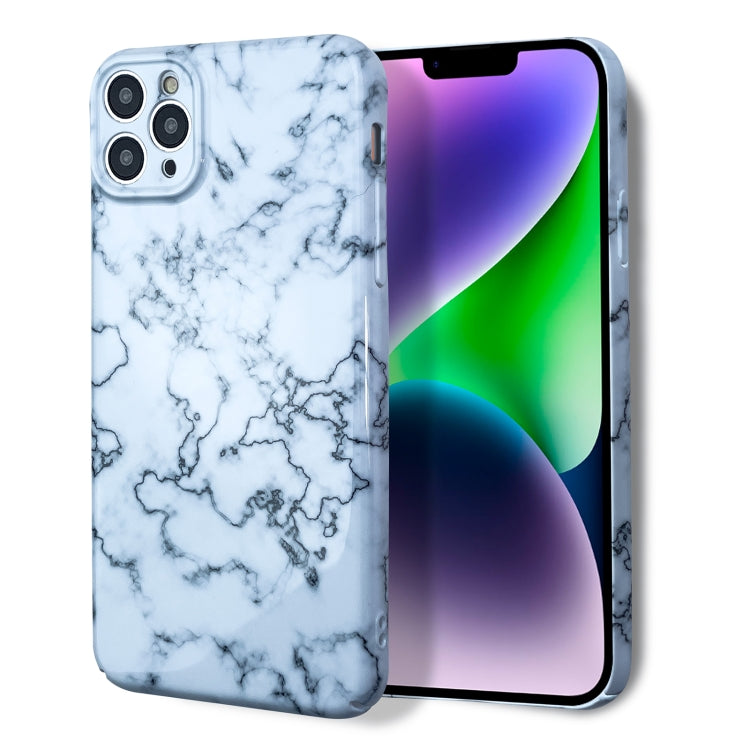 For iPhone 11 Pro Max Marble Pattern Phone Case(Green White) - iPhone 11 Pro Max Cases by buy2fix | Online Shopping UK | buy2fix