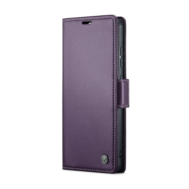 For Samsung Galaxy A52/A52s 5G CaseMe 023 Butterfly Buckle Litchi Texture RFID Anti-theft Leather Phone Case(Pearly Purple) - Galaxy Phone Cases by CaseMe | Online Shopping UK | buy2fix