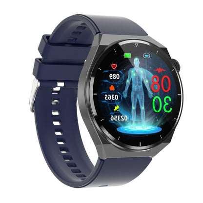 TK20 1.39 inch IP68 Waterproof Silicone Band Smart Watch Supports ECG / Remote Families Care / Body Temperature Monitoring(Blue) - Smart Watches by buy2fix | Online Shopping UK | buy2fix